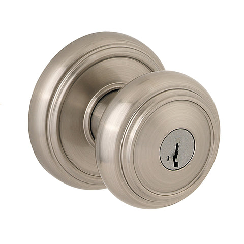 CERRADURA ALCOTT DE POMO FUNCION INGRESO SATIN NICKEL