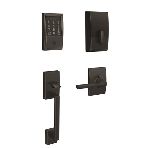 CERRADURA CODIFICABLE KEYPAD NEGRO MATTE