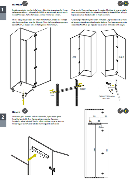 COLUMNA EXTRAIBLE 295M 1880MM ALTO Y 450MM ANCHO ORION/CONCRETE GREY SIGE