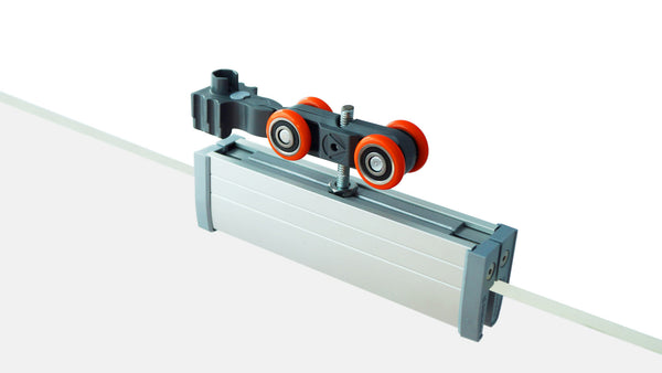 KIT CORREDERA PUERTA VIDRIO 50 (DN-50 PARA 50 KILOS)