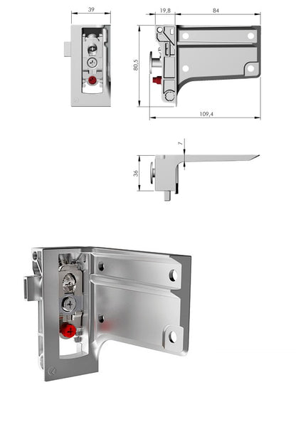 LIBRA H7 SOPORTE PARA COLGAR MUEBLES BAJOS/DERECHO