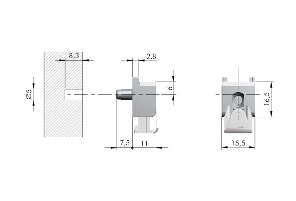 SET KUBIC CUERPO-TAPA SOPORTE PARA CRISTAL