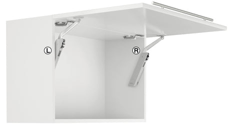 ELEVADOR 372.28.800 FREE FLAP H 1.5 A SM white/nick.R