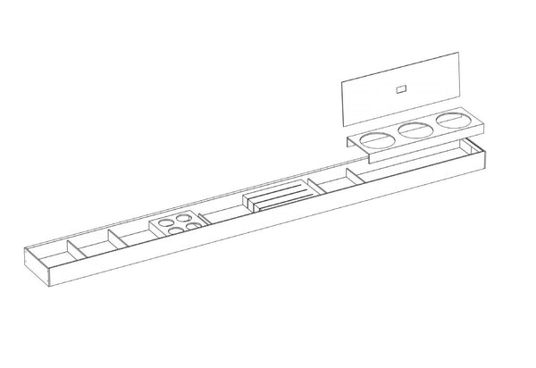 CANAL SUPERFICIE BELNET LIVELLO ANTRACITA 1103 X 166