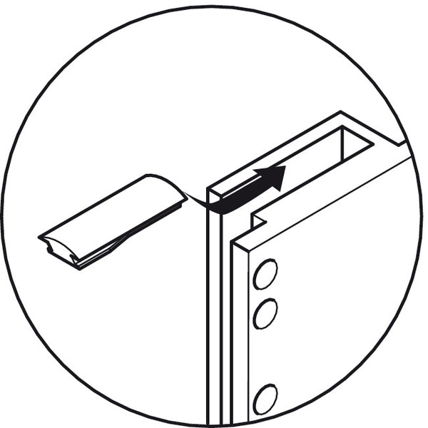 COLGADOR ABATIBLE PARA CLOSETS 770-1200 10KG BLK/CR