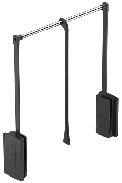 COLGADOR ABATIBLE PARA CLOSETS 770-1200 10KG BLK/CR