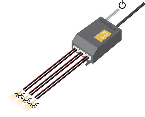 DISTRIBUIDOR 3 VIAS 12V LED