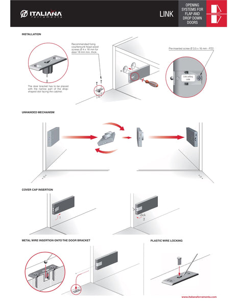 N262 LINK COMPAS ALUMINIO CON FRENO Y TRACCION DE CABLE