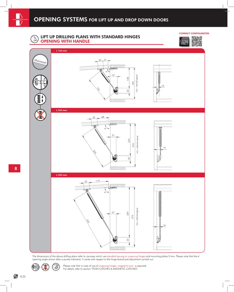 KIT PISTON COMPACT 244MM 45N - ELEVABLE FRICCIONADO