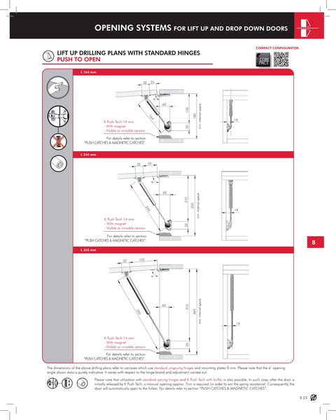 KIT PISTON COMPACT 244MM 45N - ELEVABLE FRICCIONADO